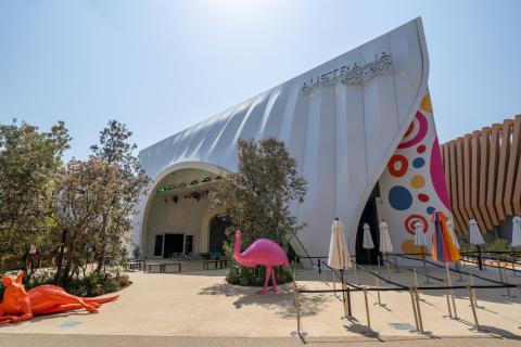 View the Australia Pavilion at daytime 